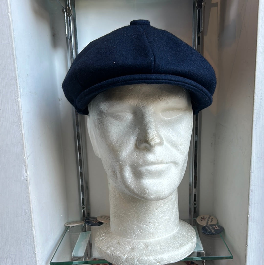 Coppola nuova inglese stile Peaky Blinders blu notte